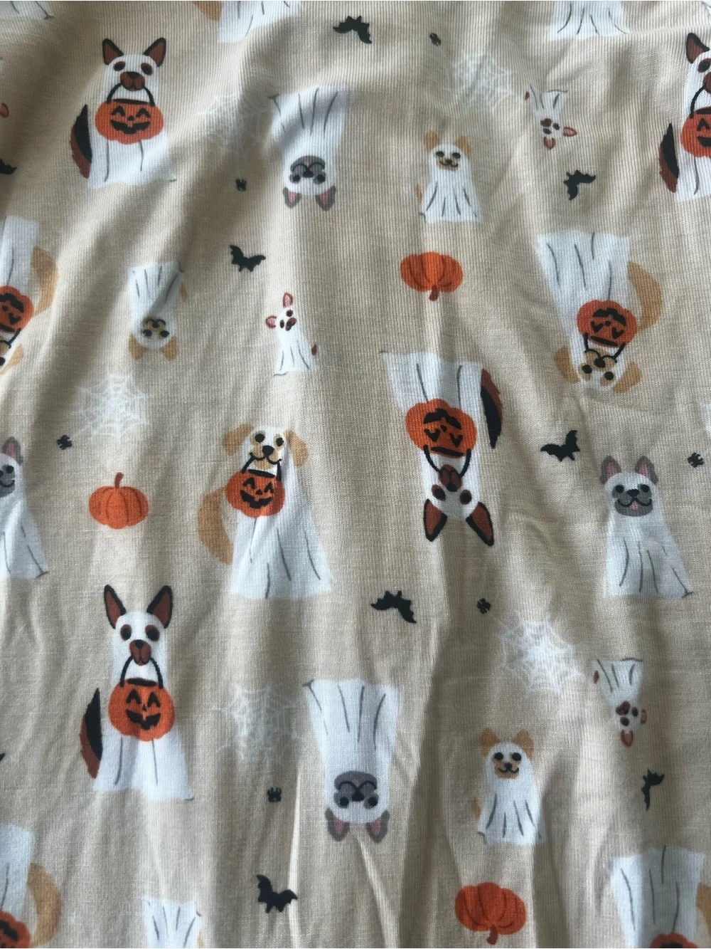 🎃  Milkberry Halloween Bamboo Footie- Halloween Dogs 🎃